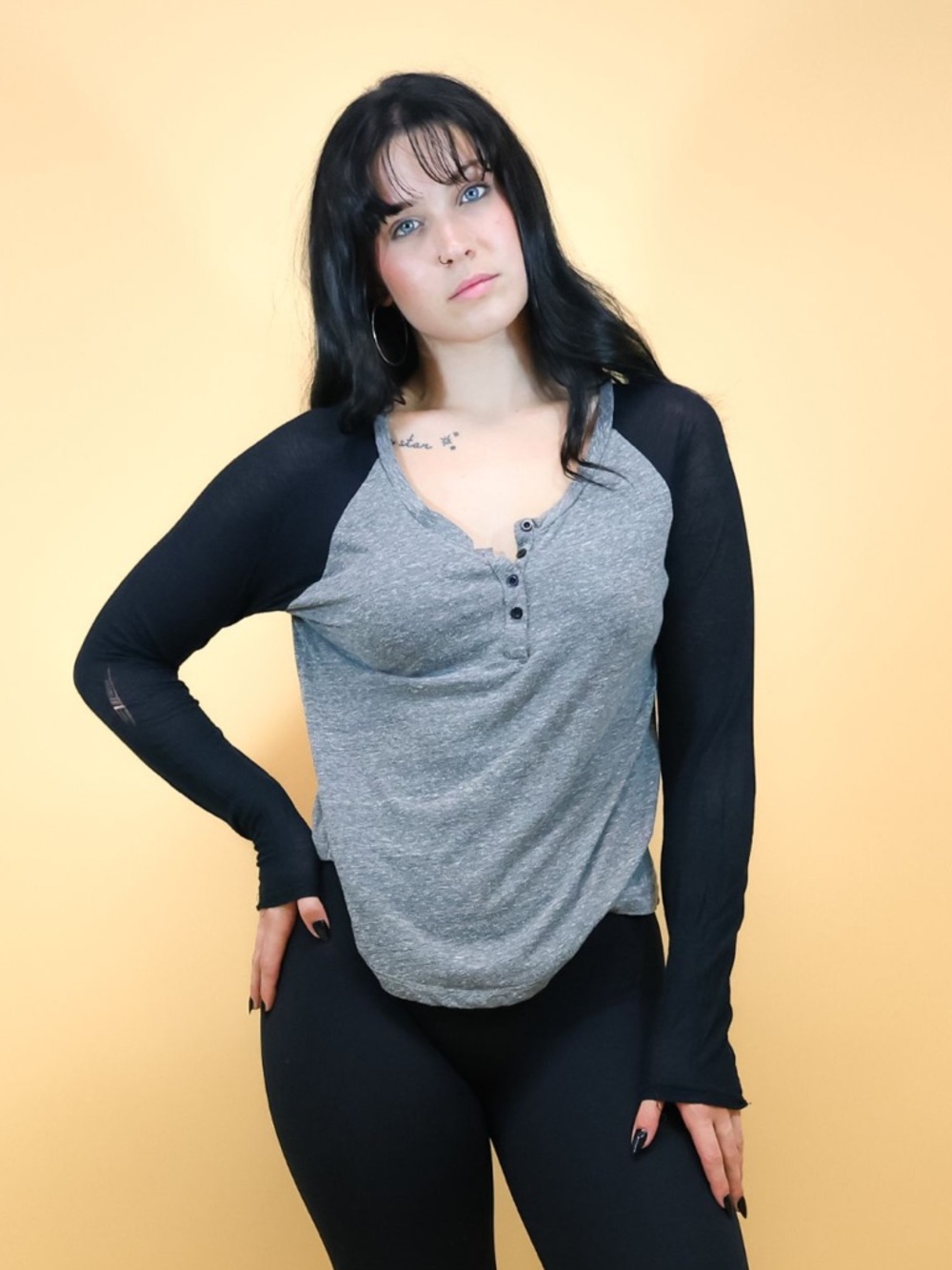 Long sleeve brandy Melville tee